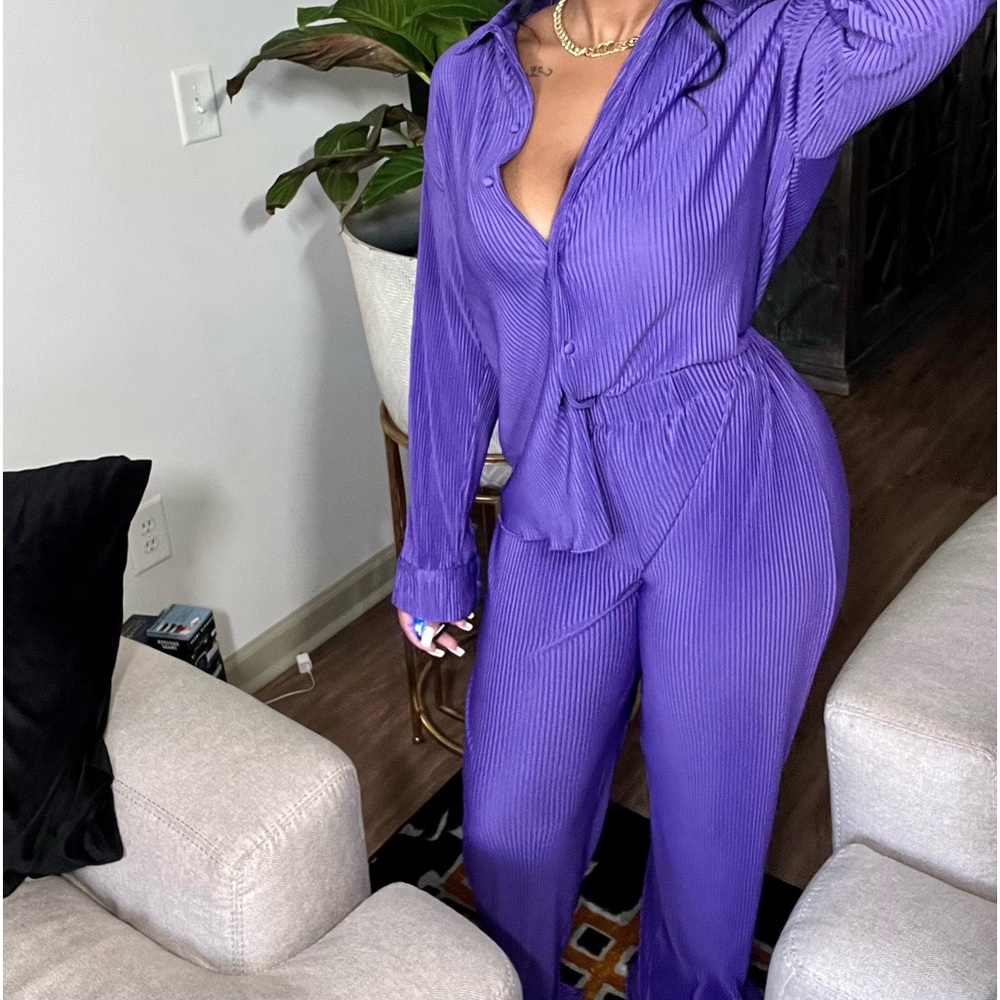 Two Piece Oversized Pant Set